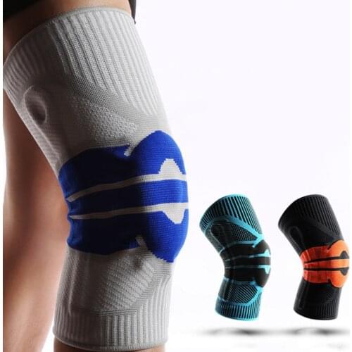 Men Women Kneepads Four Season Fitness Running Ride Kneepads Knit Basketball Volleyball Sports Knee Procet Brace Protector 1pcs
