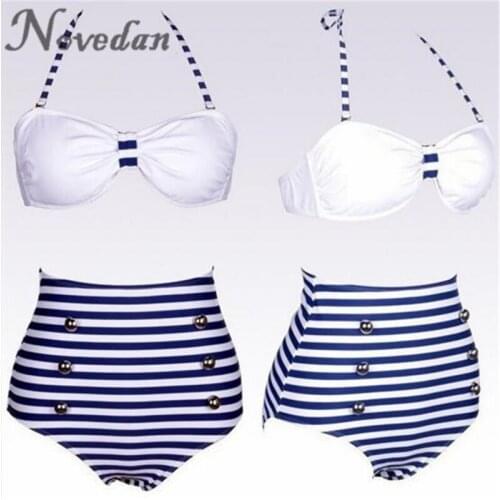Novedan Striped Swimwear