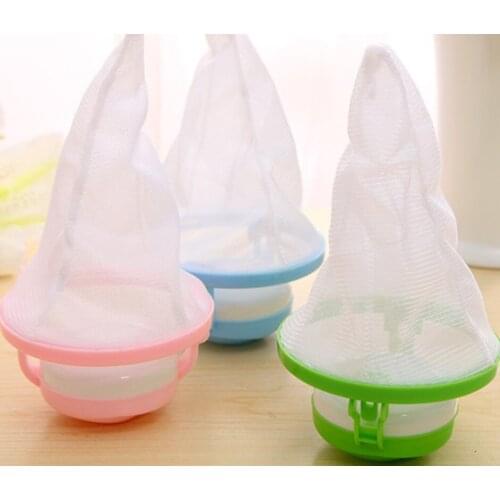 Newest Hair Removal Catcher Filter Mesh Pouch Cleaning Balls Bag Dirty Fiber Collector Washing Machine Filters Laundry Ball Disc