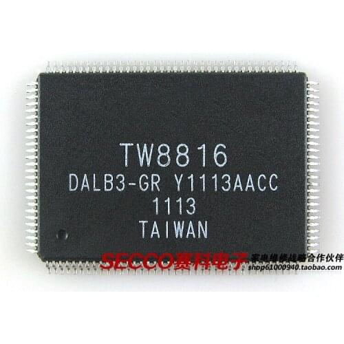 100% nuevo 10 unidades/lote IC TW8816-DALB3-GR QFP128 TW8816-DALB3 TW8816 Transistor original