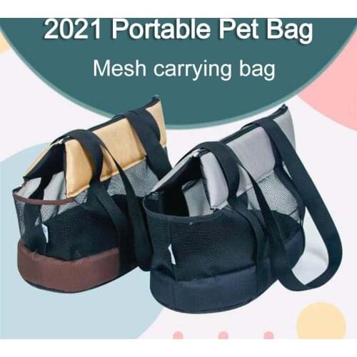 Pet Cat Carrier Backpack Breathable Cat Travel Outdoor Shoulder Bag For Small Dogs Cats Portable Packaging Carrying Pet Supplies