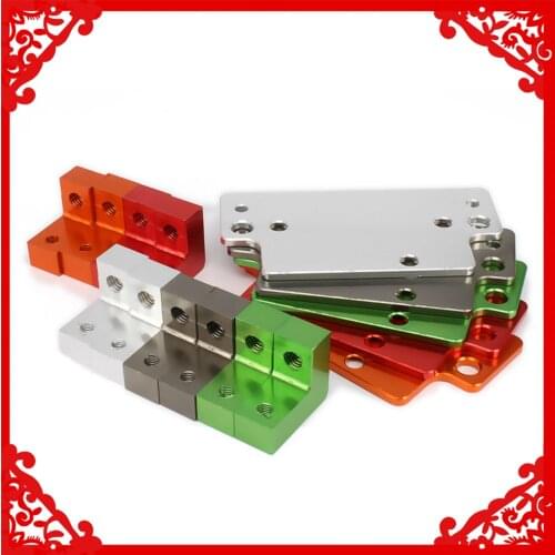 Alloy Aluminum Servo Plate W/Servo Mount(180010/18010) For Rc 1:10 Hsp Hispeed 94180 Rock Crawler Upgraded Hop-Up Parts