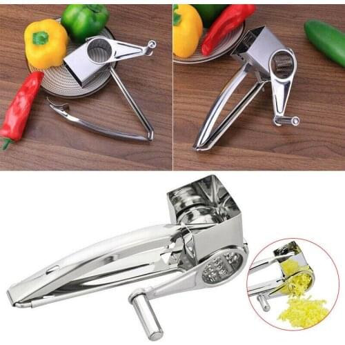 Cheese grater Kitchen Helper Tools Rotary Steel Blades Stainless cheese grater