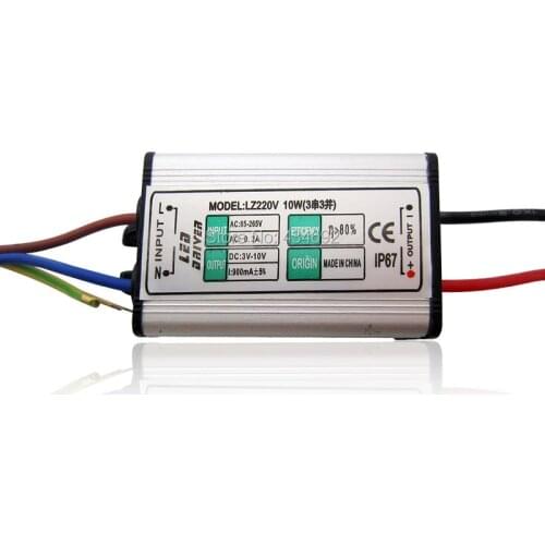 10W 30W 40W 50W High Power IP67 Waterproof Led Driver AC85-265V Led Lighting Transformers CE Certification
