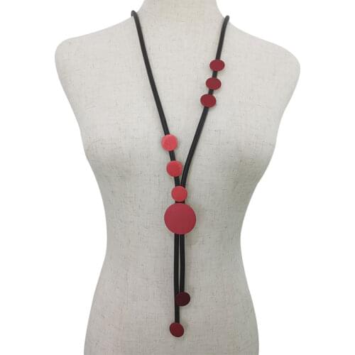 YD&YDBZ New Aluminum Sexy Gothic Pendant Long Lady Party Necklace Neck Chain Rubber Jewelry Designer DIY Simple Accessories