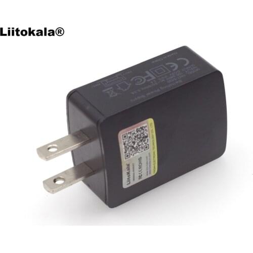 Liitokala 1A 2A USB Portable US Plug Lii100 Lii202 Lii402 Charger Universal Plug