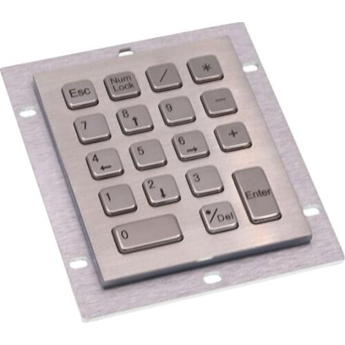 Factory supply stainless steel waterproof metal keypad with USB interface For CNC Machine