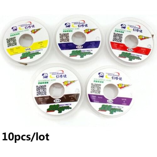 1.5/2.0/2.5/3.0/3.5mm MECHANIC Solder Wick Remover Desoldering Wire Desoldering Braid BGA Soldering Suction wire 10pcs/lot