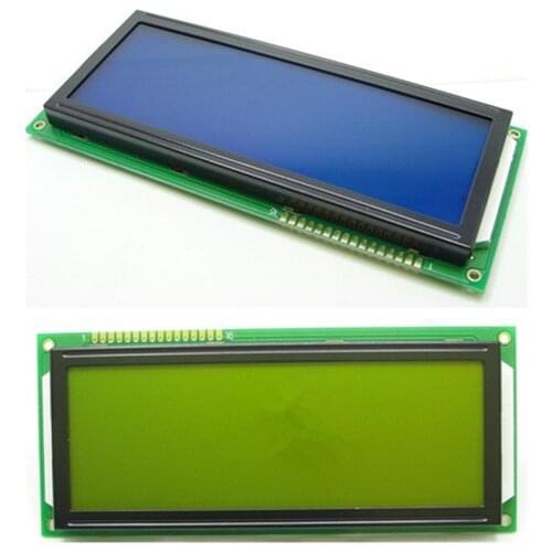 16PIN Big Character LCD2004 SPLC780C Controller Compatible for EQV (5V 3.3V Blue / Yellow Green / Grey Backlight)