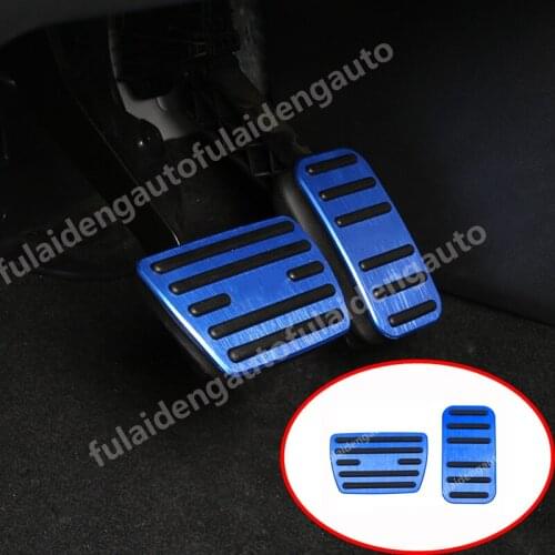 2pcs For Honda CRV CR-V 2017-2019 Aluminum alloy Brake Foot Non Slip Accelerator Pedals Pad cover trim Car Styling accessories