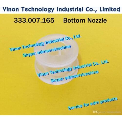 2pcs/lot) 333.007.165 edm Flush Nozzle D30xID14mm, Agie 333007165 Bottom Nozzle for AGIE FW1U,FW2 machines edm wear parts