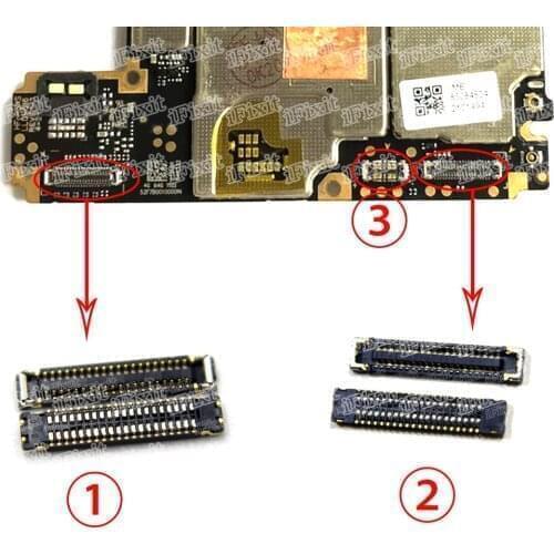 2pcs/lot LCD FPC Plug Main Board PCB Connector mainboard flex connector USB board battery plug For hongmi RedMi NOTE 7