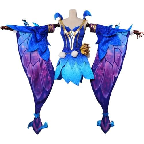 2021 New !!! Hot Game King of Glory Diao Chan Cos Cos New Skin Midsummer Nights Dream Cosplay Costume X