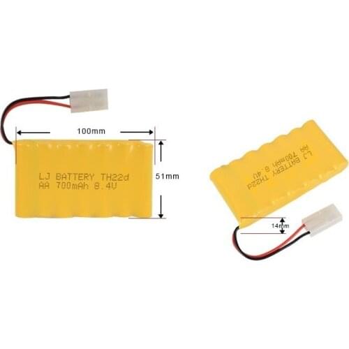 700mah 8.4v Rechargeable Battery For Rc toys Cars Tanks Train RC Robots Gun Boat NiCD Battery AA 8.4v 700mah Battery Pack