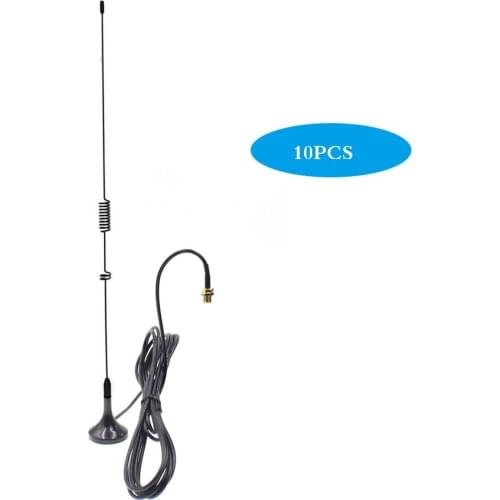 10PCS Nagoya UT-106 SMA-Female Antenna Dual Band UHF+VHF Magnetic Vehicle Antenna