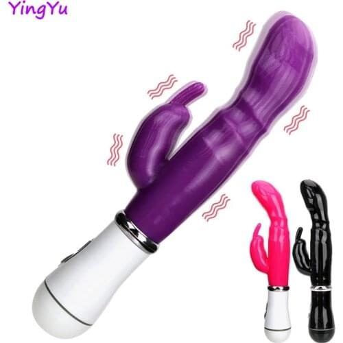 Adult Toys Dildo Vibrator Sex Toy Double Rod Masturbation Rabbit Vibrator Utensils Adult Sex Product Vibrator for Women