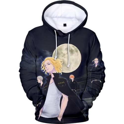 Tokyo Cosplay Avengers Costume Hoodie 3D Printed Adult Sweatshirt Casual Pullover