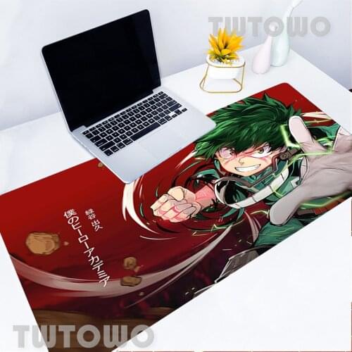 Mouse Pad Tapis Souris Xxl My Hero Academia Mouse Pad Anti-slip Lovely Natural Rubber Soft Gamer Office Decoration Mice Pad