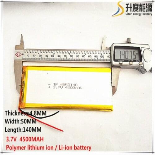 3.7V polymer lithium battery 7,8,9 inch tablet PC ICOO 3.7V lithiumion 'With High Quality 4850140 4500MAH tablet battery