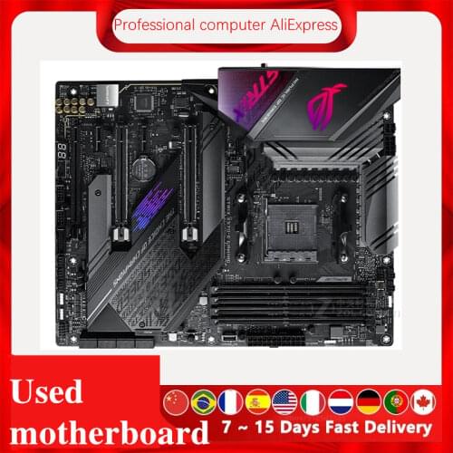 Used For ASUS ROG STRIX X570-E GAMING Motherboard Socket AM4 For AMD X570M X570 Original Desktop PCI-E 4.0 m.2 sata3 Mainboard