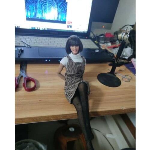 1/6 Scale Female Soldier Fake Two Dress Model for 12" Action Figure Doll