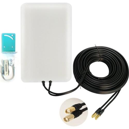 Outdoor 4G LTE MIMO Antenna Dual Polarization Panel Directional External Antenne long distance high gain