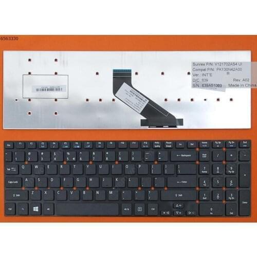 US New Replacement Keyboard for Acer Aspire 5830T 5830G 5830TG 5755 5755G V3-531 V3-531G V3-551 V3-551G V3-571 V3-571G Laptop