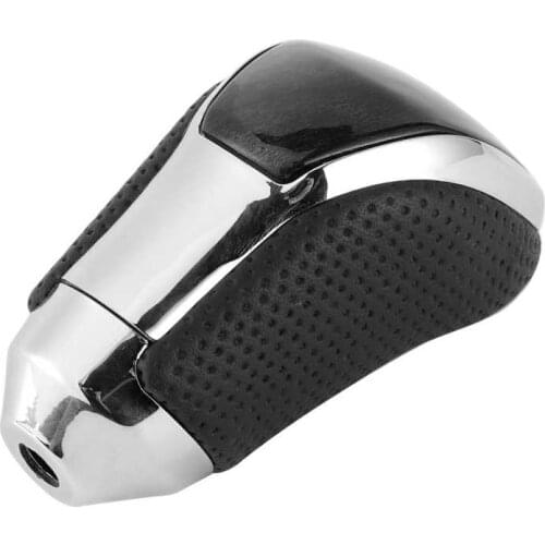 Gear Shift Knob Stick Shifter Perforated Leather Hand Ball Fit for Toyota Alphard/Crown/Vellfire 2015-2019 Auto style