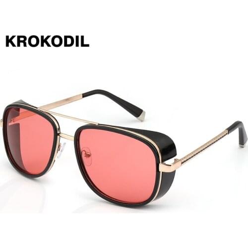 Iron Man 3 RAY TONY Matsuda Sunglasses Men Coating Steampunk Men Vintage Brand Designer Sun glasses Oculos Masculino Gafas C61