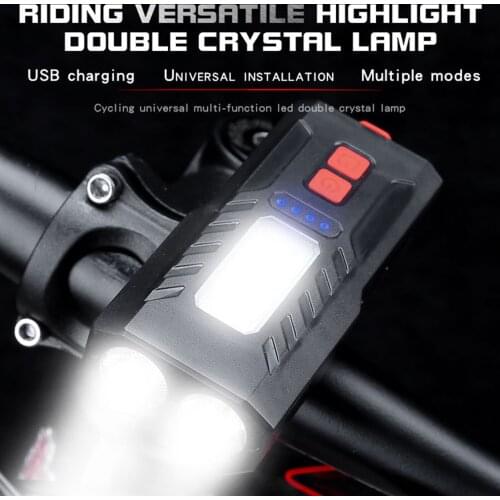 Bike Light USB charging Bike Headlight with Power Bank Function Cycling Safety Warning Light Waterproof Bicycle Lamp Flashligh