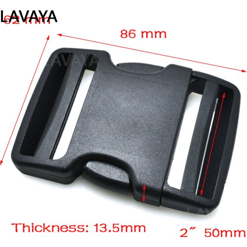 1pcs 2" Webbing Dual Adjustable Arched Buckle for Luggage Hiking Camping Bags Outdoor sports bag buckle Travel bag buckle