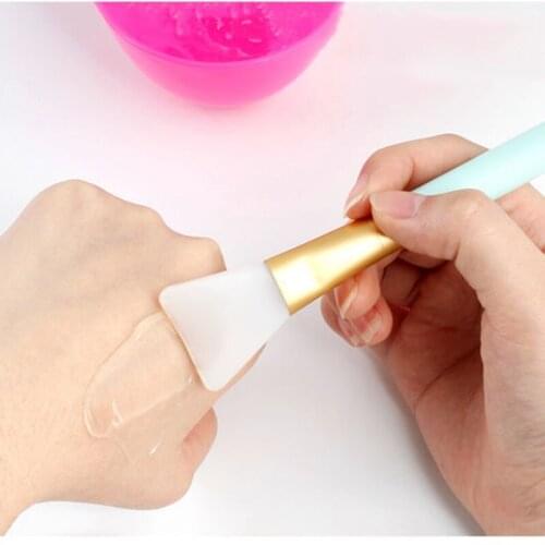 1 Pc Professional Makeup Brushes Silicone Face Mask Brush Silicone Gel DIY Cosmetic Beauty Face Care Tools