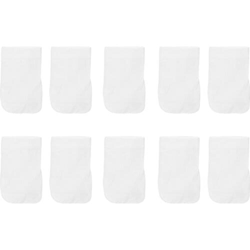 10Pcs 20x12cm Swimming Pool Cotton Filter Bag Sock Replacement Cleaning Tool Accessories
