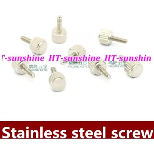 200pcs M2.5*7.5 Stainless steel hand screwing screws vernier caliper fastening screw positioning locking measuring fittings