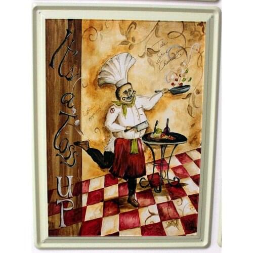 30pcs/lot Metal Sign shabby chic Home decoration antique wall sign metal painting wall decor House Cafe Bar Vintage iron paintin