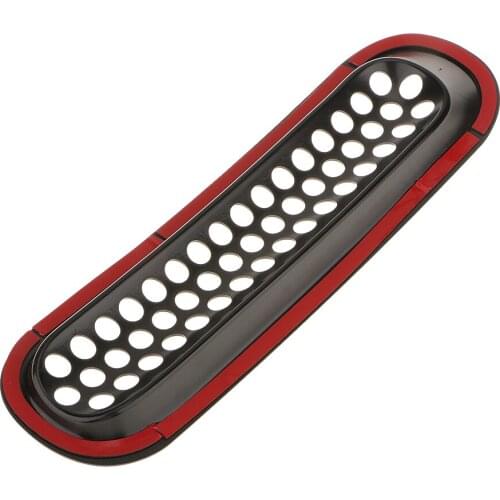 7pcs Trim Front Grille Cover Insert Mesh Grills Kit for 07-16 Jeep Wrangler JK