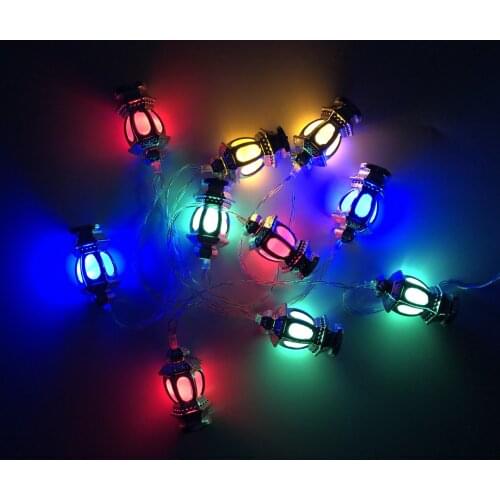 1.65m 10 Lights Stereo palace lamp LED Eid Mubarak Decorative String Lights Ramadan Kareem Decoration Accessories Muslim Islam