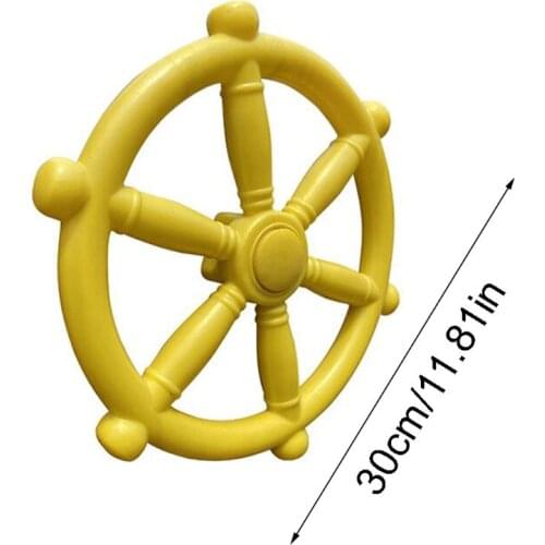 Children Toy Boat Steering Wheel Kindergarten Playground Accessories Kids Play House Swing Plastic Small Steering Wheel