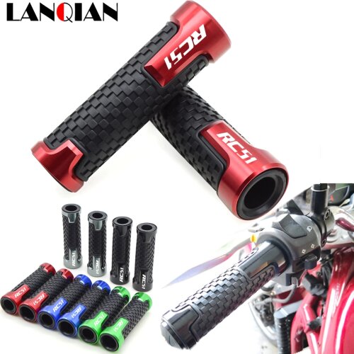 For Honda RC51 RVT1000 7/8''22MM Motorcycle Handlebar Grips Hand Bar Grips RC51 RVT1000 SP-1 SP-2 2000-2006 CNC Accessories