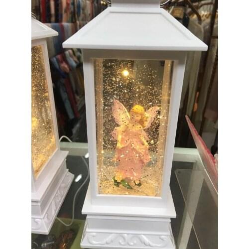 GY Snow Snowflake Romantic Crystal Ball Gift Music Box Storm Lantern Ornaments Send Girls Birthday Gifts