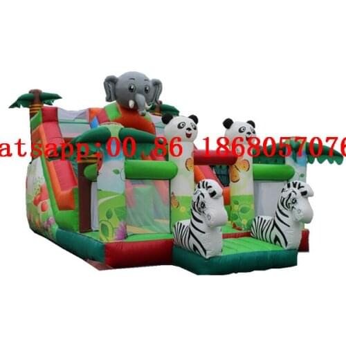 China Guangzhou) Factory direct inflatable slide / castle / trampoline/Air plane slide YLY-Y22