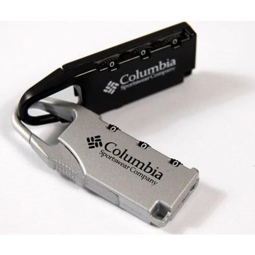 Free Shipping 6pcs/lot Alloy Mini Combination Code Number Padlock Luggage Lock for Zipper Bag Backpack Handbag Drawer Notebook