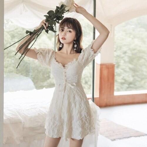 Swimwear Korean Ladies Swimsuit Women 2021 1 Piece One Female Bath Suit New Hot Skirt Print Polyester Sierra Surfer Sexy