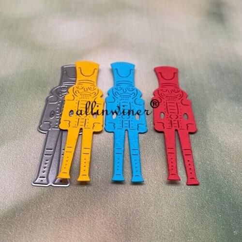 Soldier decoration Metal Cutting Dies Stencils Die Cut for DIY Scrapbooking Album Paper Card Embossing