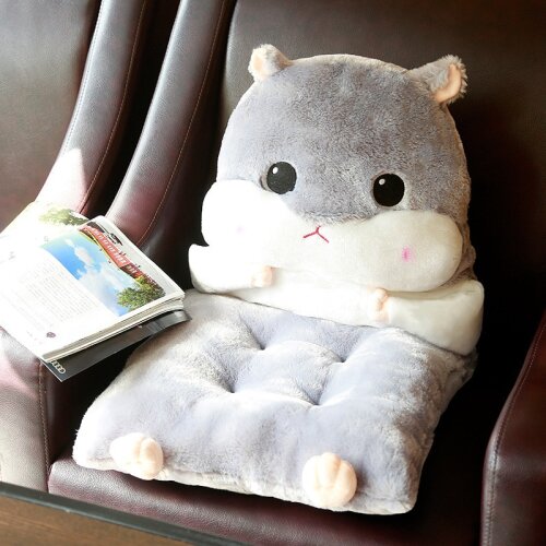 Cartoon Chair Cushion for Home Decor and Office Thicken Warm Seat Pad Sofa Mat Home Decorative Pillow Car Seat Nap Plush Pillow