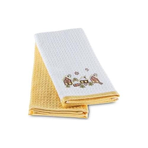 Tac Brownhome Kitchen Towel Set of 2 100% Cotton