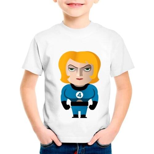 NEW Clothing American Captain Hulk Short Sleeve Childrens T-shirt Magic Four Men Summer Cotton Breathable Childrens Short