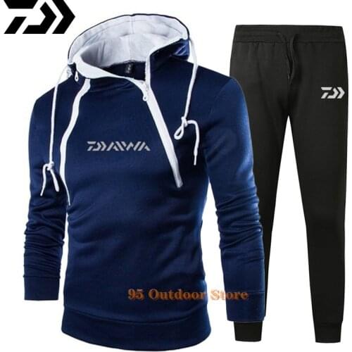2021 New Daiwa Fishing Suit Mens Hoodie Spring Autumn Fishing Clothes Outdoor Windproof Sports Hiking Camping Fishing Pants