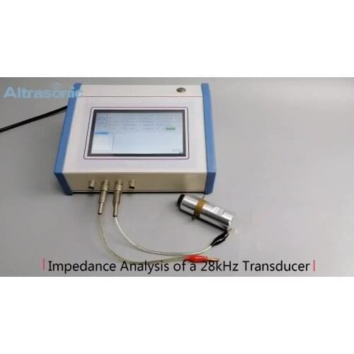 Simple Operation Ultrasonic Impedance Analyzer Measuring Instrument with Large LCD Touch Screen