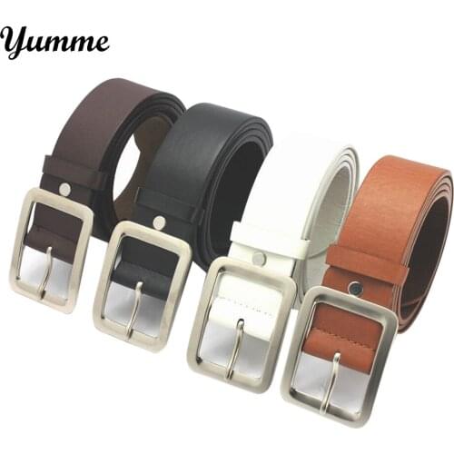 Adult Mens Casual Faux Leather Belt Alloy Pin Buckle Fashion Male Business Waist Strap Classic Belts Accessories With Jeans